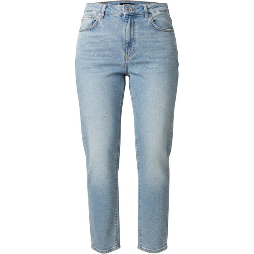 George Womens Size 18 Embellished Light Wash Rhinestone Straight Leg Jeans